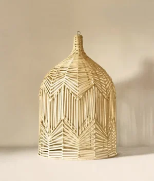 Wicker Cage Lamp (Small)