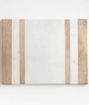 Wood |Marble Inlay Serving Board | Imported