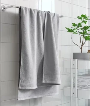 VINARN Bath towel | Light Grey | Set of 2