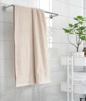 VINARN Bath Towel | Beige | Set of 2