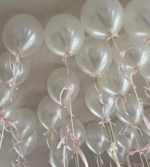 Dahlia | 25 Latex Balloons with Bows