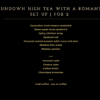 A Romantic Sunset High Tea  For 2 - Image 2